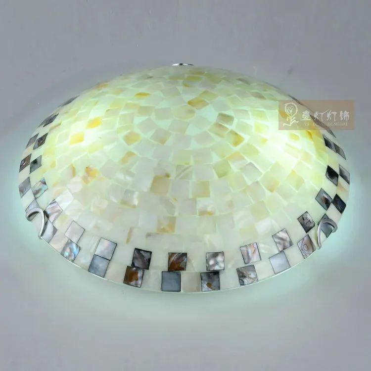 Continental Pastoral shell lamp lights bedroom ceiling bathroom hall balcony aisle porch lighting the Mediterranean | Обустройство