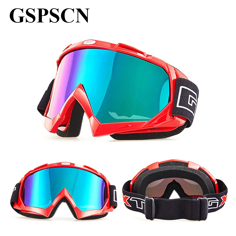 GSPSCN мотоциклетные очки для мотокросса гонок на шлем Gafas Dirt Bike ATV MX с прозрачными