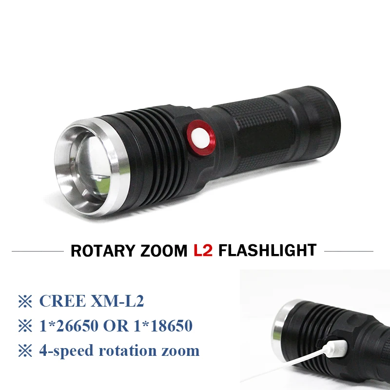 Usb zoom Мощный светодиодный фонарик lanterna XM L2 фонарь Водонепроницаемый linternas 26650