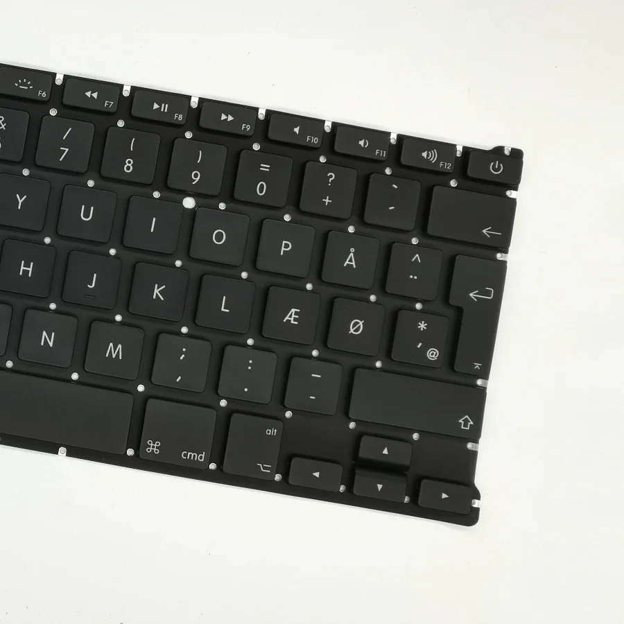 Новая Датская Клавиатура для ноутбука с подсветкой и винтом Macbook Air 13 &quotA1369 2011 A1466