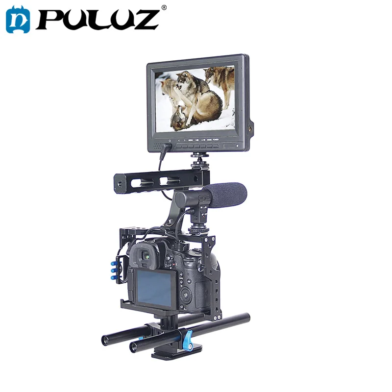 PULUZ Портативный чехол для видеокамеры Стабилизатор Panasonic Lumix dmc gh4/Sony A7 и a7s A7R a7rii