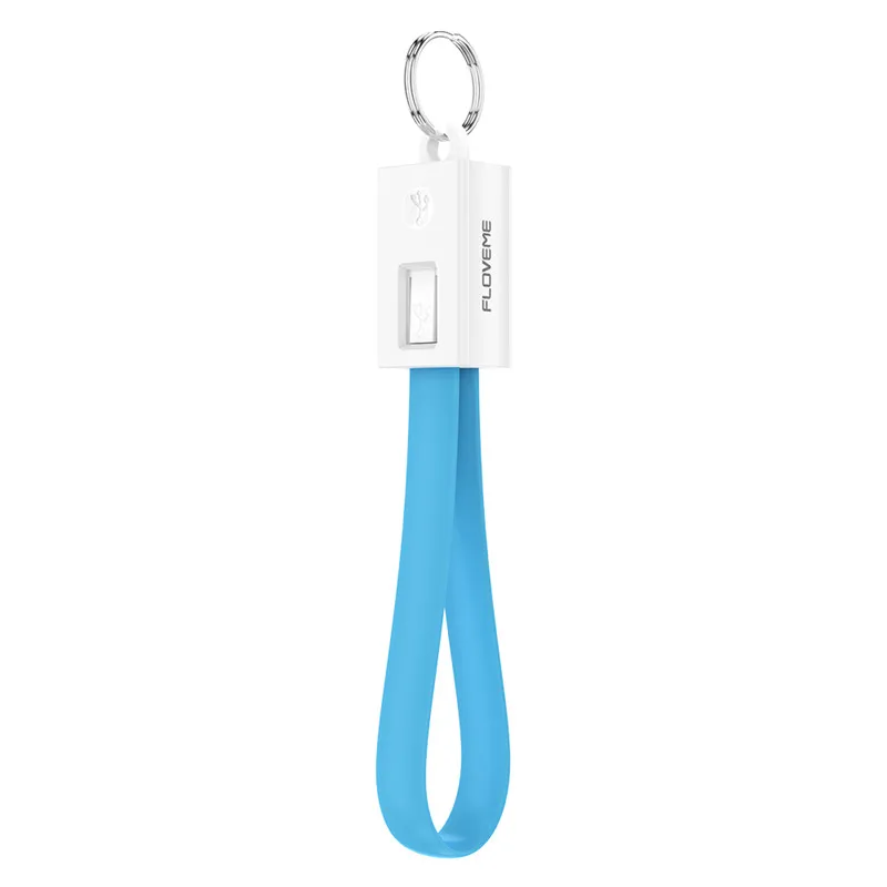 Blue USB кабель FLOVEME для iPhone 7, 8 Plus, X, XR, XS, зарядное устройство, Micro USB кабель для samsung S7, S6, кабели для зарядки мобильных телефонов - Цвет: Blue