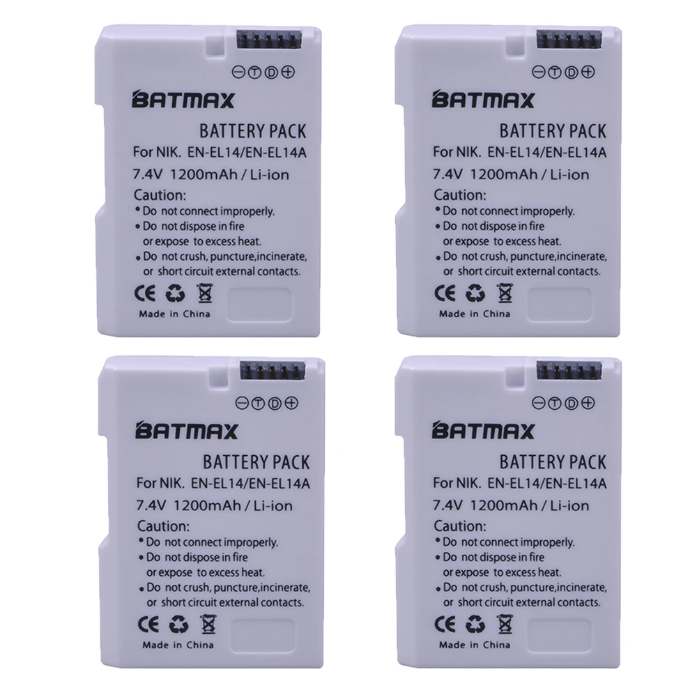 Аккумулятор для фотоаппарата Batmax двойное зарядное устройство USB Nikon D300 D5600 D5300 D5200