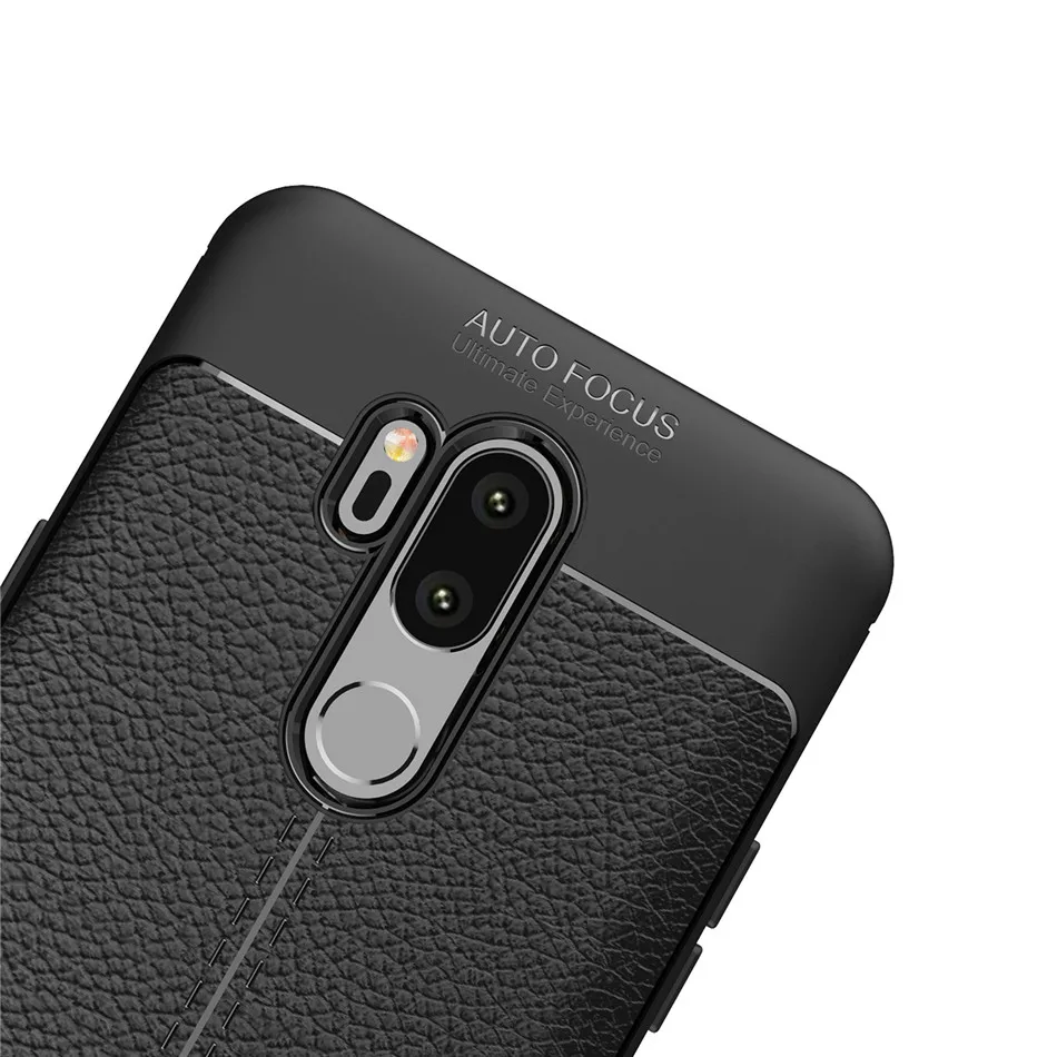 Роскошный мягкий чехол из тпу для LG G8 G7 G6 V50 V40 V30 Thinq Q6 Q7 Plus тонкий матовой кожи с