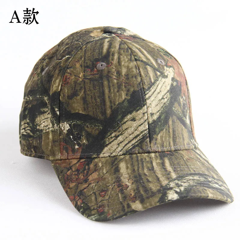 Наружная бионическая камуфляжная для охоты Кепка Realtree камуфляжная шляпа для охоты флисовые головные уборы камуфляжная шляпа бейсболка - Цвет: A