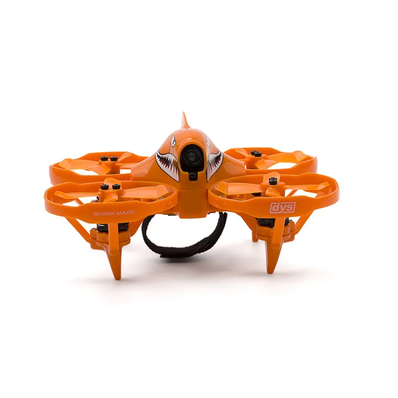 DYS Акула-Мако 100 мм FPV Racing Drone БНФ W/F4 Flight Controller 5 8 Г 25/200 МВт VTX Blheli_S 18A ESC оранжевый