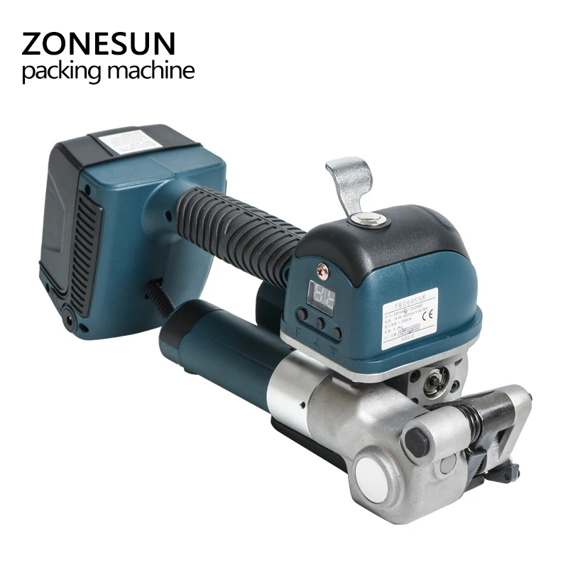 ZONESUN DD19 полипропиленовый инструмент для обвязки пэт на батарейках портативная