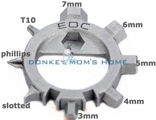 Многофункциональная Карманная отвертка 12 в 1 инструменты для повседневного