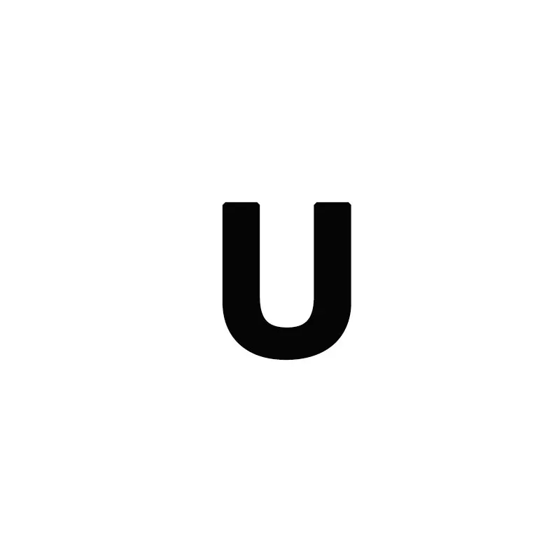 UMODE женское серебряное ожерелье-чокер с 26 буквами, персонализированное золотое ожерелье с подвеской, летние ювелирные аксессуары UN0373 - Окраска металла: U