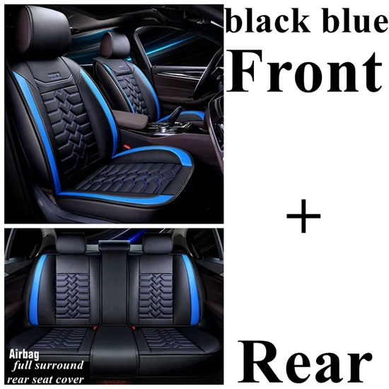 black blue standard Сиденья для VW Volkswagen Passat b5 b6 b7 b8 Гольф на возраст 4, 5, 6, 7, tiguan Polo tiguan Touareg JETTA BORA вариант Dacia duster - Название цвета: black blue standard