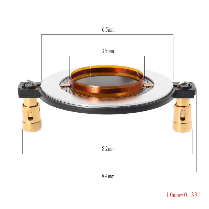 EY Audio Speaker Titanium Film 34 Core Treble Voice Coil Reel Tweeter Accessory qiang|Аксессуары для аудиосистем| |