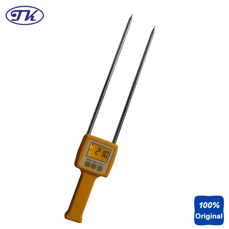 TK100S 4 цифровой ЖК измеритель влажности зерна для кукурузных пшеничных рисовых