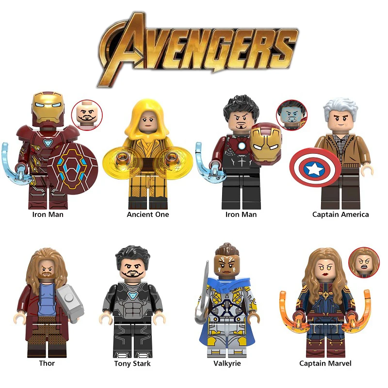 Legoed Marvel Playmobil строительные блоки 20 шт./лот | Игрушки и хобби