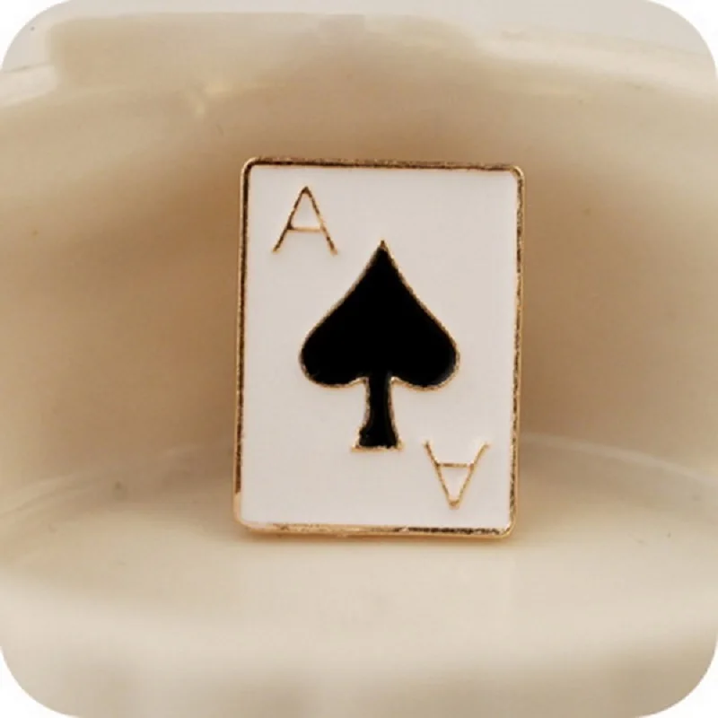 1 шт. металлическая брошь в виде покерного клуба|fashion badges|badge badgesbadge backpack |