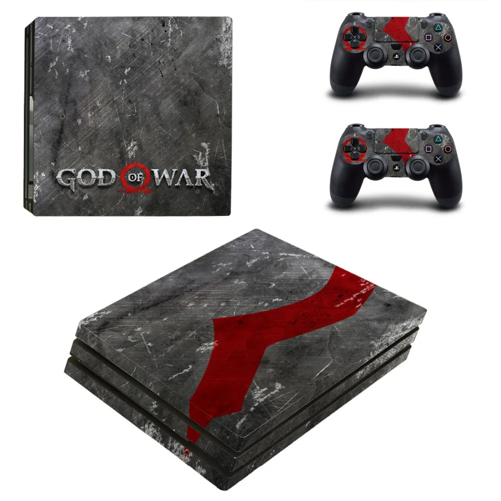 Виниловая наклейка на кожу игровой God of War PS4 Pro для консоли Sony Playstation 4 и 2