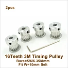 Зубчатый шкив POWGE, 16 зубьев, 3 м, диаметр 5668 мм, ширина 10 мм, ремень HTD 3 м, 16 T, 16 зубьев, шкив HTD3M, гравировальный станок с ЧПУ