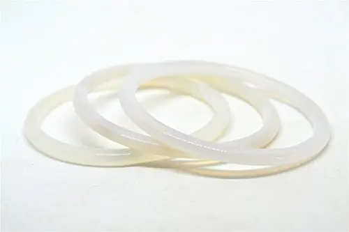 3pcs Natural Agate Jade Icy White Bangle Bracelet Gemstone Jewelry|gift gifts|fashion jewelrygift accessories |