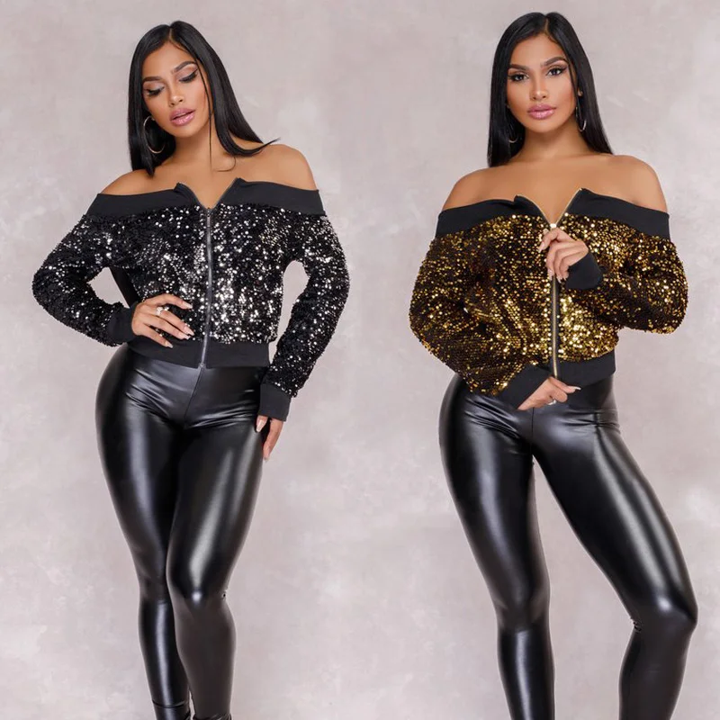 Куртка женская с длинным рукавом на молнии|women jacket coat|jacket coatzipper coat |