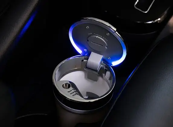 Универсальный автомобильный Пепельница светодиодный светильник сигарета