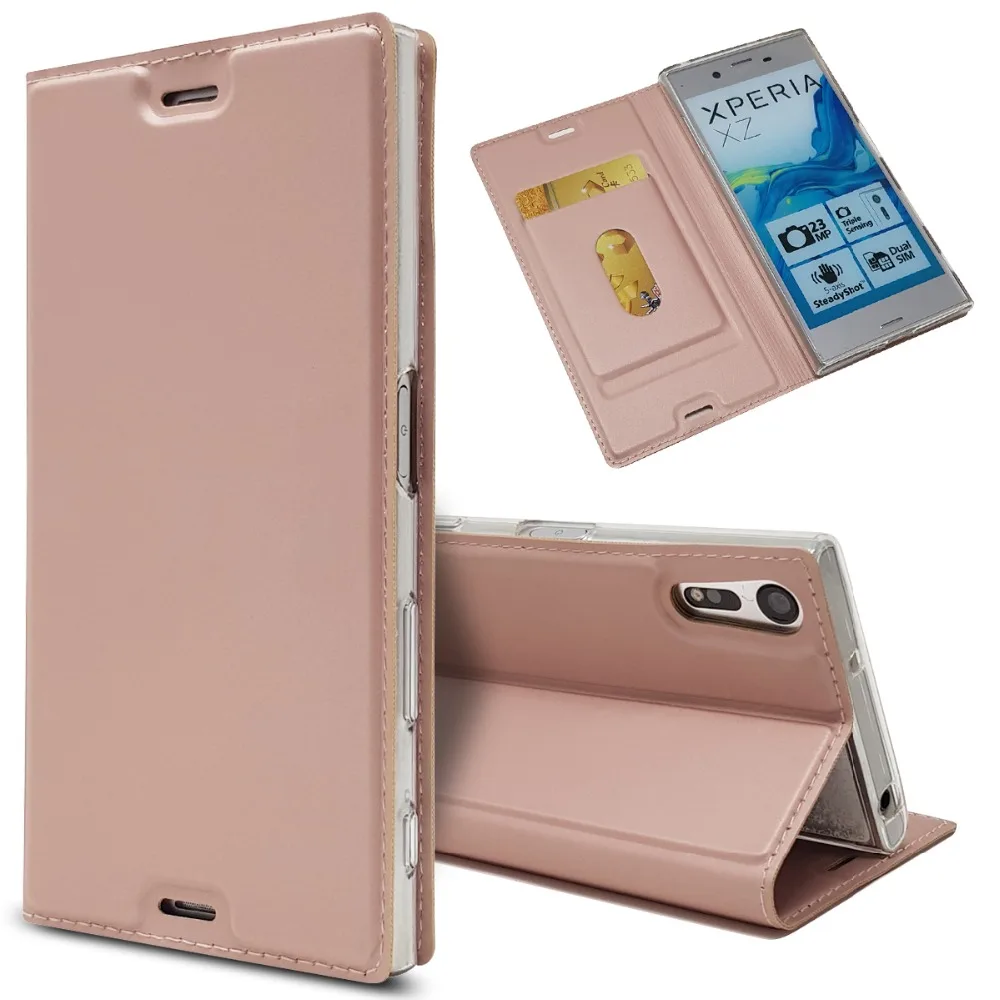 Флип Магнитный кожаный чехол Etui для Coque sony Xperia XZ X Z, чехол capa XZ carcasa для sony XZ xz F8332 F8331 G8232, чехол для телефона
