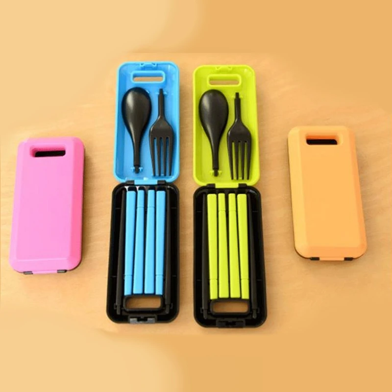 Горячая Распродажа 1 набор складные столовые приборы для пикника|spoon fork|folding