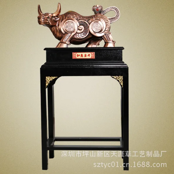 Напрямую с фабрики Шеньчжень недорогой король wishful позолоченные украшения Телец