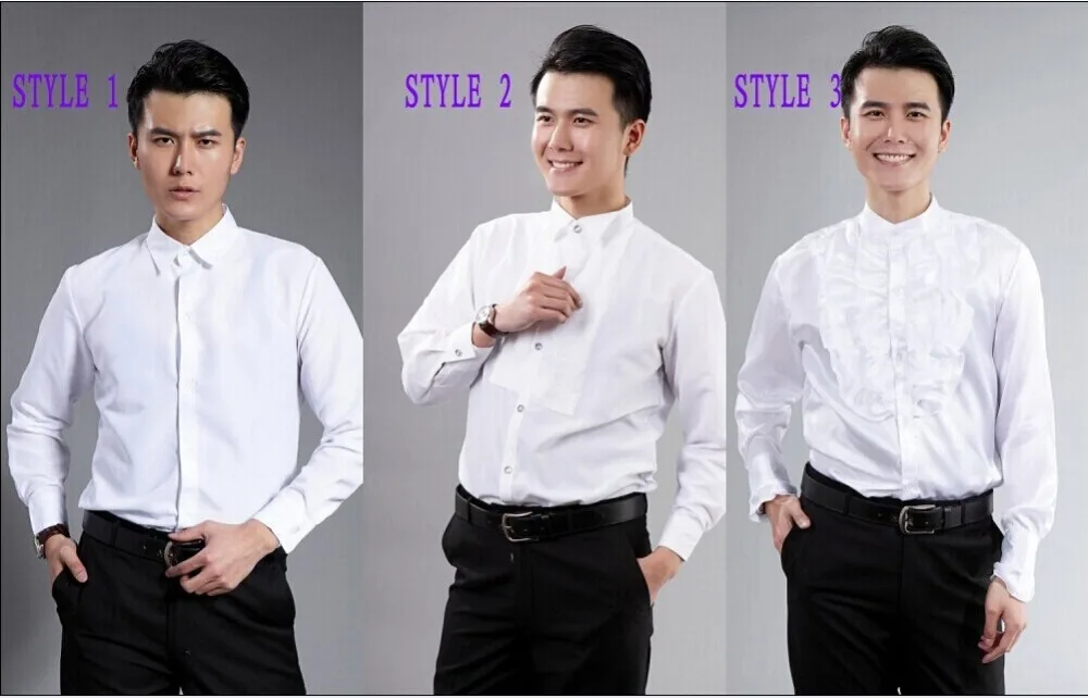 Новое поступление рубашки для смокинга жениха мужская белая рубашка свадьбы A10000|tuxedo shirt|mens wedding shirtswedding shirt |