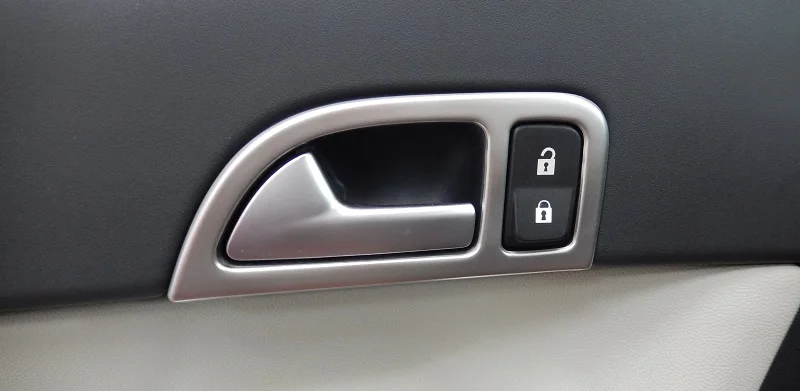 Нержавеющая сталь внутренняя дверная ручка крышки рамка отделка для Volvo C30 S40 V50 2004-2012 год