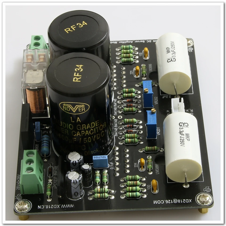 Двойной AC 26 28V LM3886 68W + DC серводинамический ток (MFB) Плата усилителя динамичесотзывы