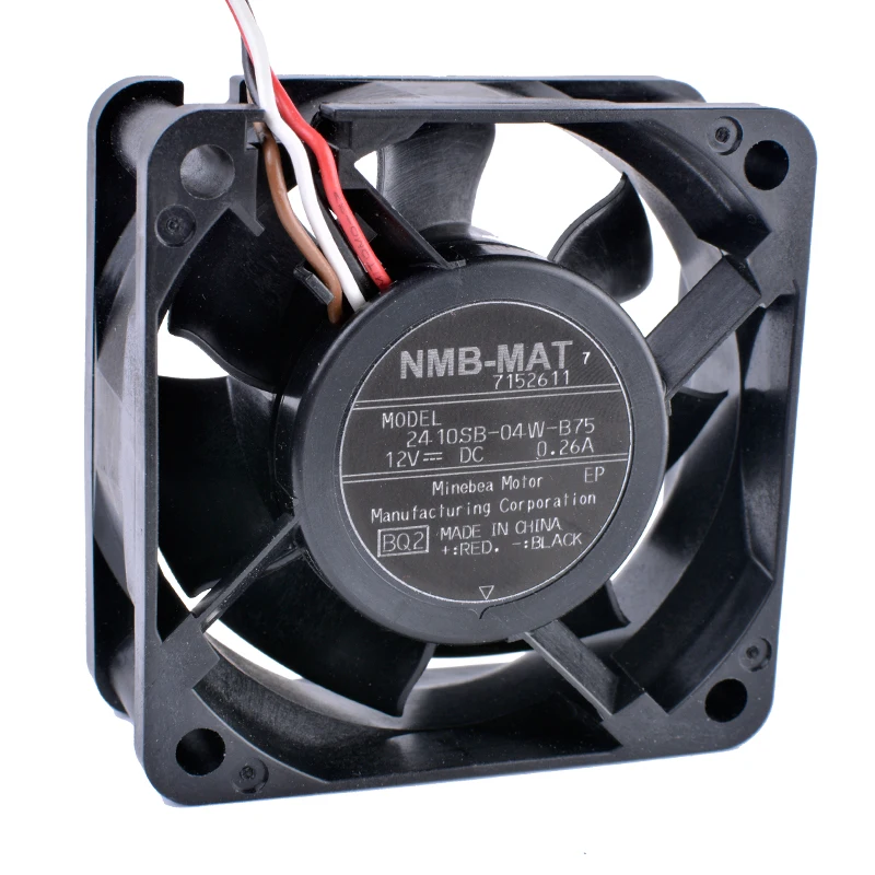 Революция в системах охлаждения 2410SB 04W B75 6025 60 мм вентилятор 60x60x25 12 В 0.26A 4 провода