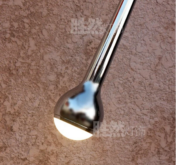 Creative Waterdrop Aluminum Crystal Led Pendant Light Modern Plated Silver Falling Water pendant light 5w 9*50cm AC 90-265V 1815 | Лампы и