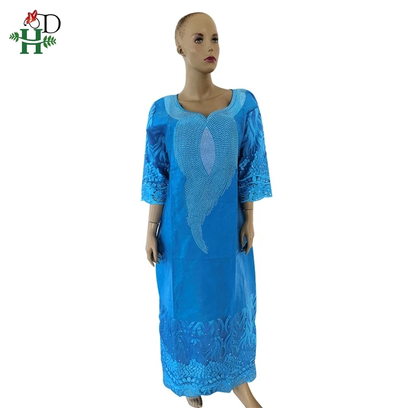 H & D африканская женская одежда кружевные платья Женская vestido africano Платье женское