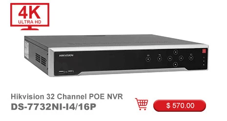 Hikvision, Darkfighter, PoE, IP камера, уличная, DS-2CD2345FWD-I, 4MP, револьверная, видеонаблюдение, камера безопасности, H.265 IR, 30m
