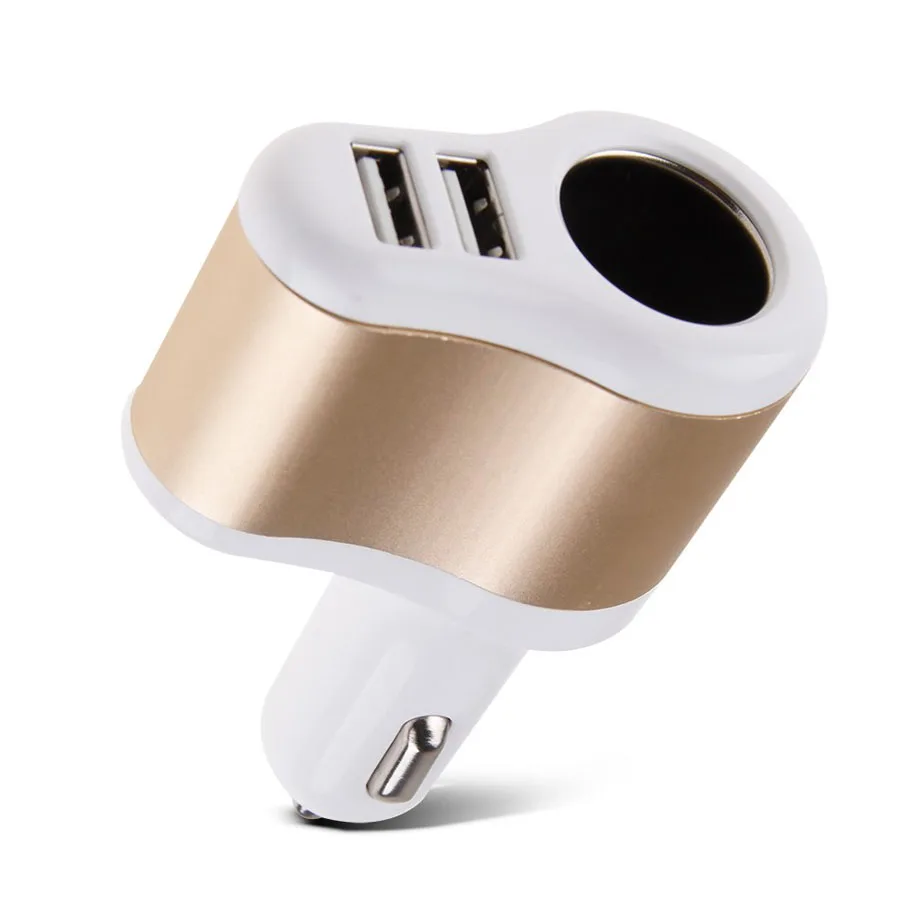 2017 Новинка 3.1A двойной 2 USB порта односторонний Автомобильный Прикуриватель