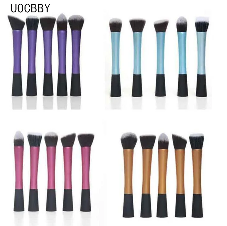 

5pcs Makeup Brushes Set Pro Concealer Dense Powder Blush Facial Care Foundation Brush Cosmetic Make up Tools pincel maquiagem