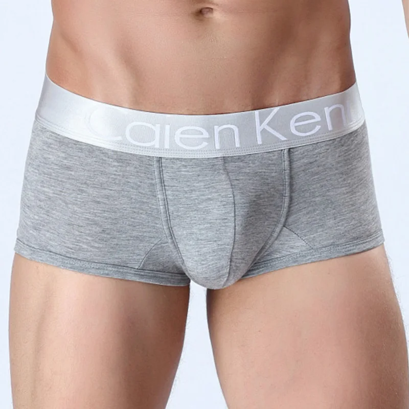 Боксеры мужские 10 шт./лот мягкие хлопковые шорты нижнее белье однотонные