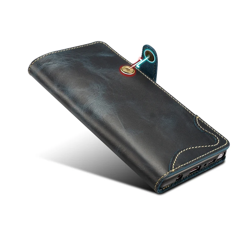 Для samsung Note9, настоящий чехол, Ретро стиль, масло, воск, Воловья кожа, ремешок на руку, флип, кошелек, сумка, чехол для samsung Galaxy Note8, чехол для телефона