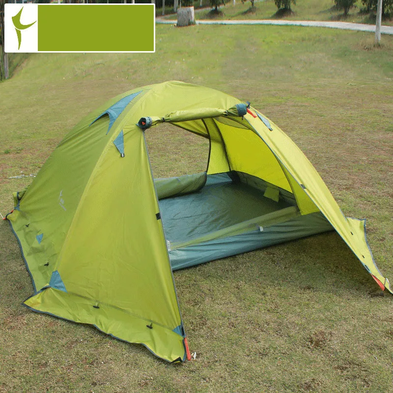Preise FLYTOP Getrennt Doppel Schicht Camping Zelt Mit Aluminium Pole Vier-saison Zelt Top Qualität Regendicht Erweitert Zelt Für Reise