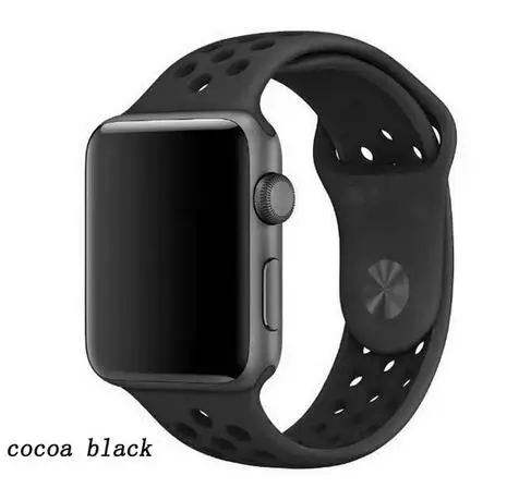 Гибкий Спортивный ремешок для Apple Watch, силиконовый ремешок серии 5/4/3/2/1 38 42 мм 40 мм 44 мм, браслет для iwatch 5 4 3 2 1