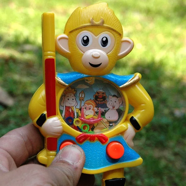 Золотой ASSOT Squishy Water Ring Toss Squeeze Toy Child Handheld Game Machine Parent-Child Interactive Antistress Game Toys For Children - Цвет: Золотой