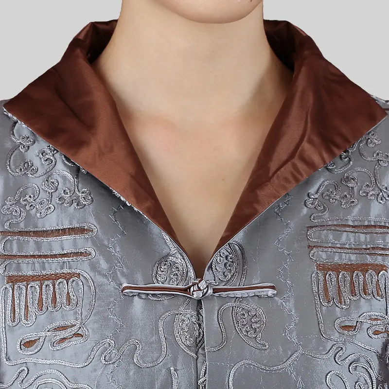 Женская атласная куртка в традиционном китайском стиле Размеры S M | одежда