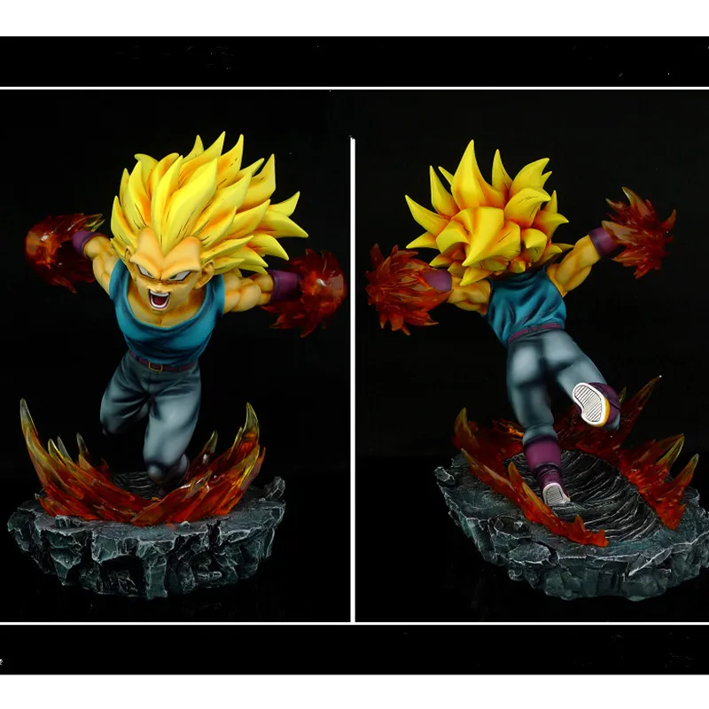 Статуя аниме Драконий жемчуг Z Super Saiyan 3 Vegeta Улучшенная Повседневная версия
