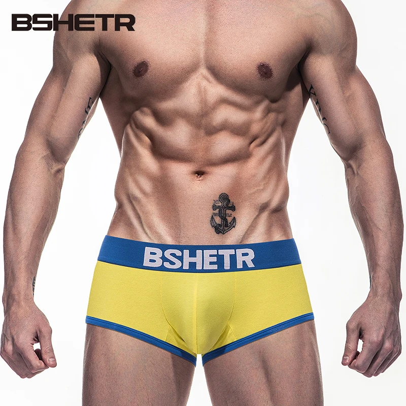 3 шт./лот G-strings BSHETR бренд дышащее Мужское нижнее белье хлопок бандаж Стринги для