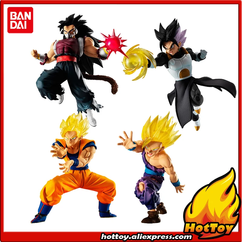 BANDAI batch VS игрушка гачапон фигурка часть 11-полный набор 4 шт Кумбер Гоку Гохан готенкс из "Dragon Ball SUPER"