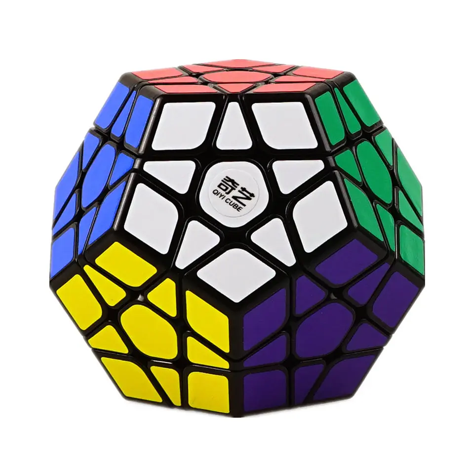 Qiyi кубик рубика Qiheng 3x3 магический куб-мегаминкс 3 слоя Megamind скоростной куб