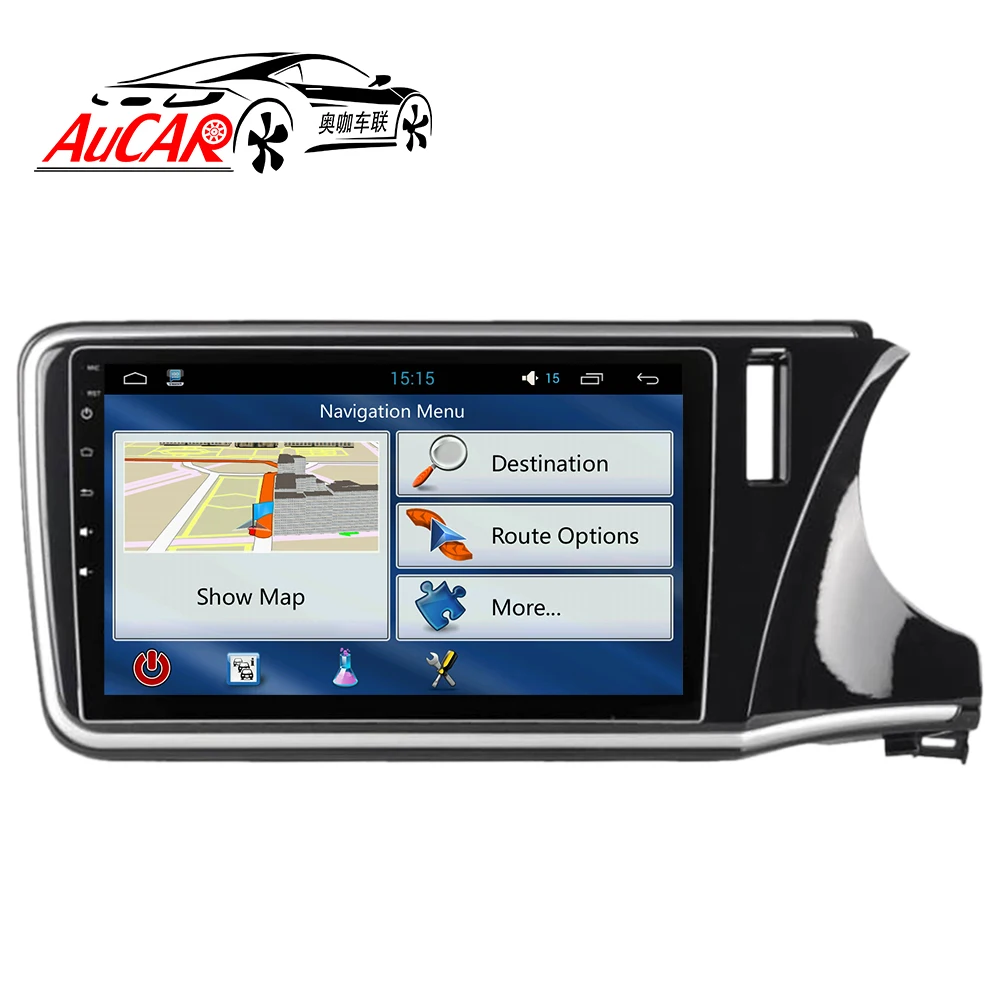 Android 9 дюймов Автомобильная навигационная система GPS для Honda City автомобильный