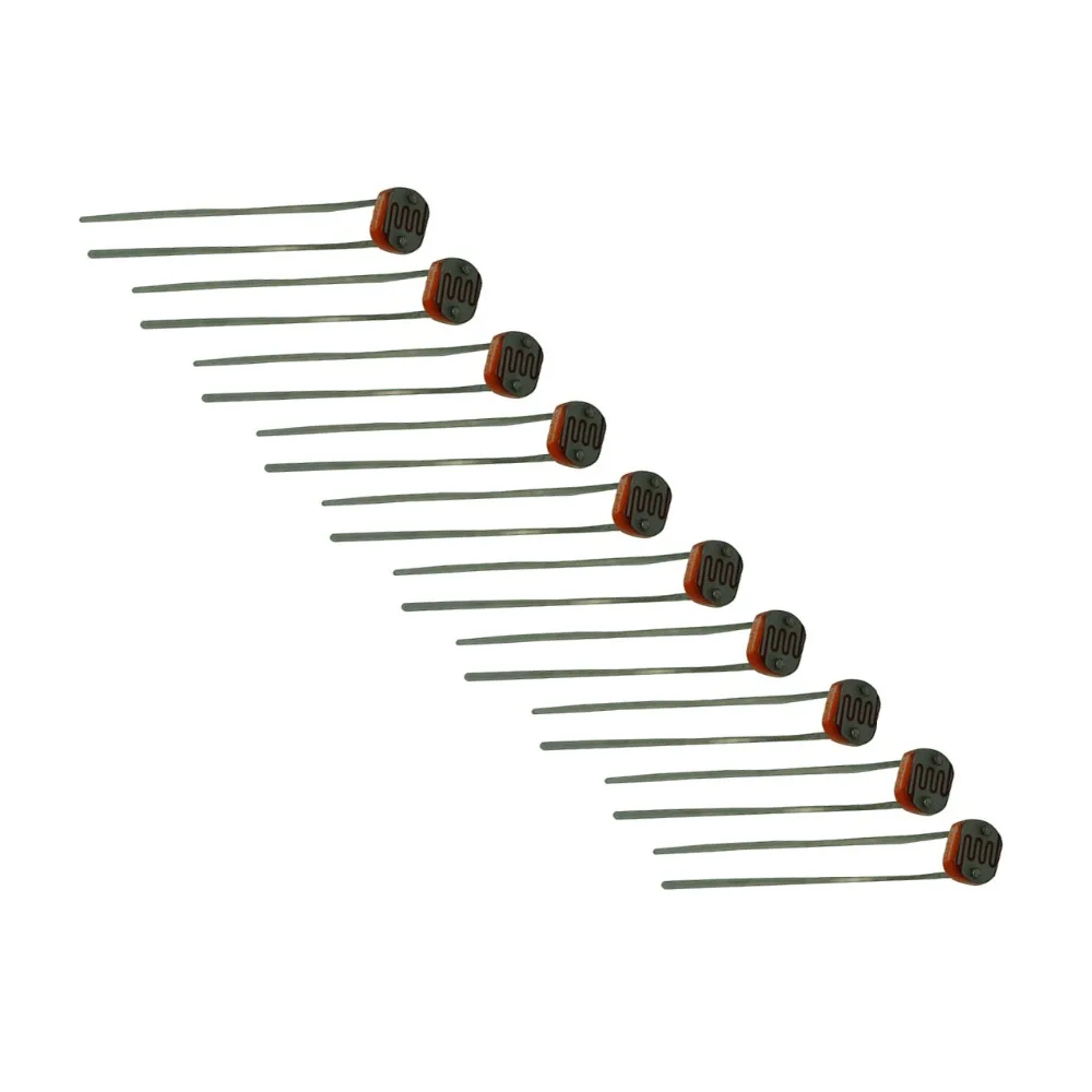 500PCS GL5516 5516 Light Dependent Resistor LDR 5MM Photoresistor | Электроника
