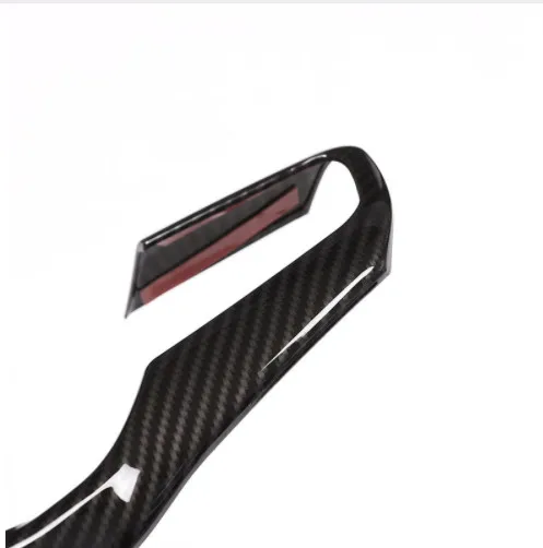 

Carbon Fiber Style ABS Steering Wheel Decorative Frame Trim For Jaguar XE XF F-Pace 2016-2018 Car Accessories