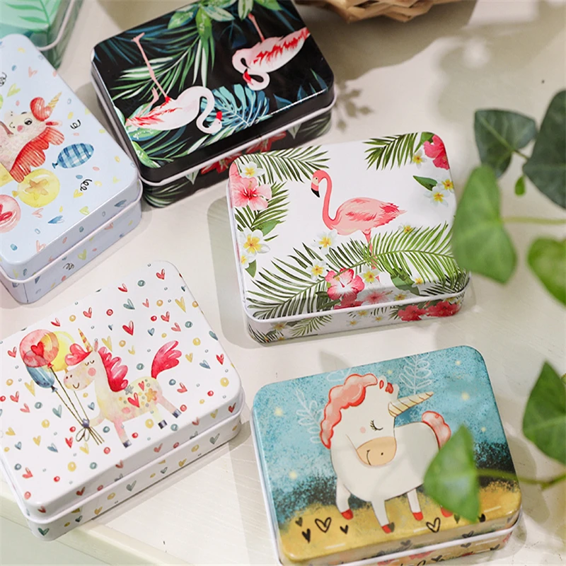 Свадебные украшения 1 шт. вечерние подарочные коробки с изображением фламинго