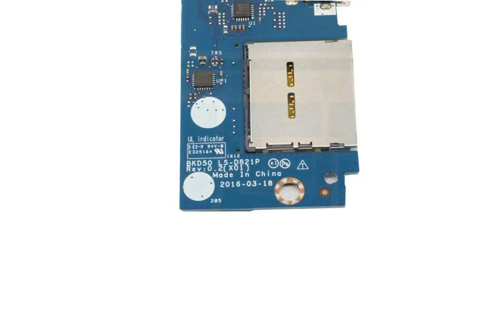 Бесплатная доставка для DELL Vostro 5568 power botton USB VGA кардридер LS D821P PN:04T5M8|Компьютерные